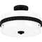 Quoizel Semi-Flush Mount Semi Flush 2 Lights Matte Black QSF6195MBK - alternate 2
